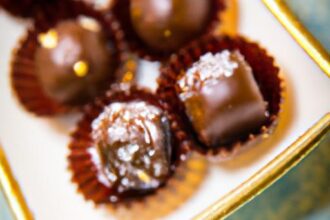 Golden Elegance: Crafting Salted Caramel Truffles with Gold Dust