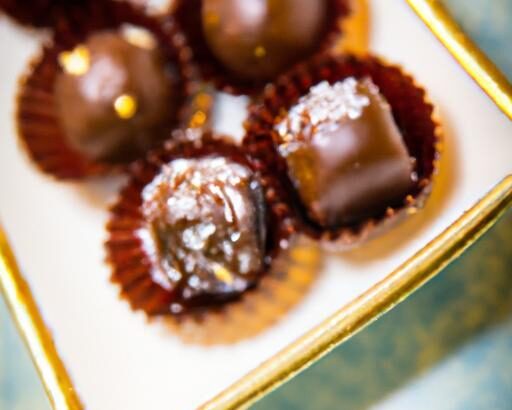 Golden Elegance: Crafting Salted Caramel Truffles with Gold Dust