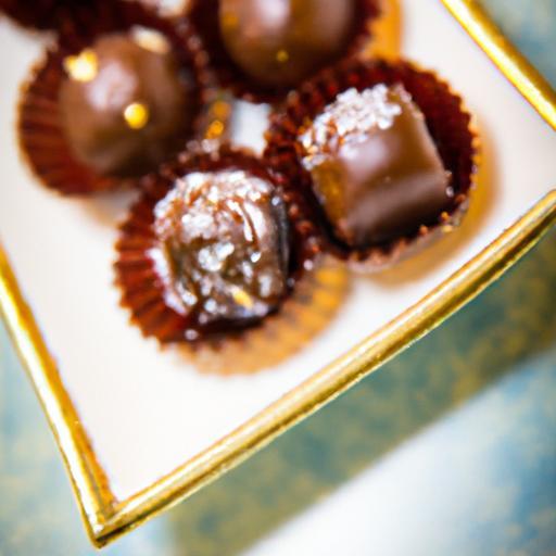 Golden Elegance: Crafting Salted Caramel Truffles with Gold Dust