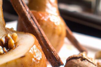 Nutty Bliss: The Art of Roasted Pears with Walnuts
