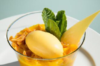 Tangy Mango Coulis with Zesty Lime: A Flavorful Twist