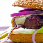 Savor the Flavor: Smoked Gouda & Caramelized Onion Burger
