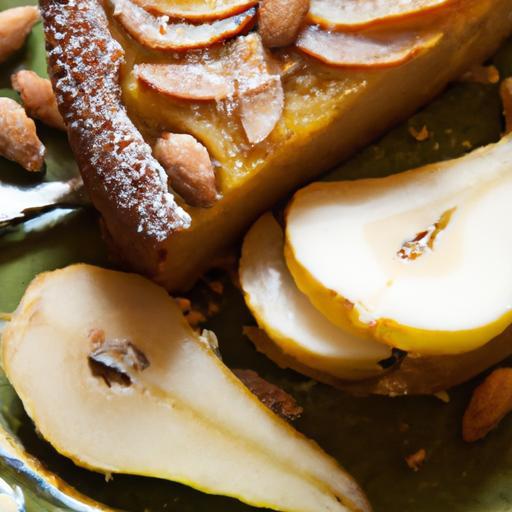 Warm Flavors Unite: The Art of Spiced Pear Almond Cake