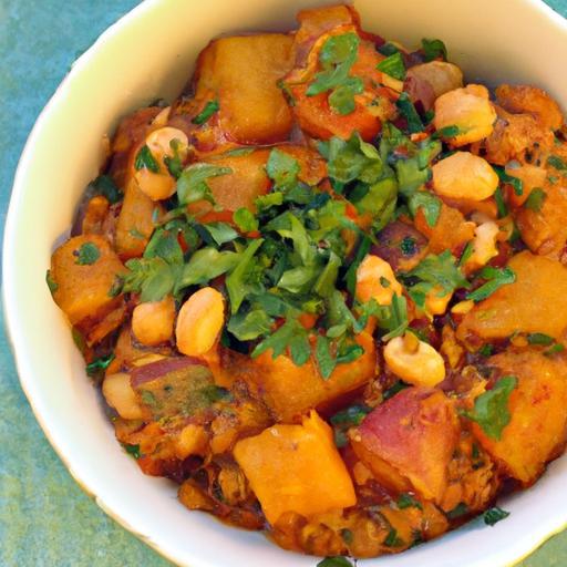 Savor the Flavors: Moroccan Chickpea & Apricot Tagine Delight