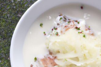 Creamy Coconut Milk Rice Pudding with Cauliflower Twist