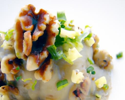 Savor Sunchoke Purée Topped with Crunchy Hazelnut Crumb