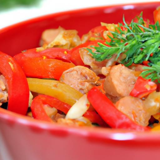 savor the Flavor: Easy Sausage‌ & Pepper Skillet Bowl Recipe