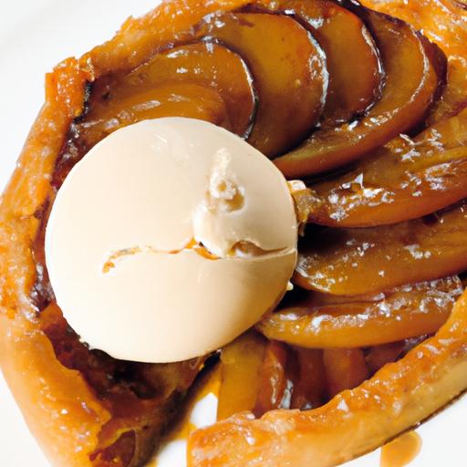 Caramel‍ Delight: Tarte Tatin Paired with Vanilla Bean ⁣Ice Cream