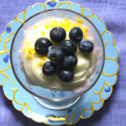 Zesty Lemon Blueberry Mousse: A Refreshing Delight Recipe