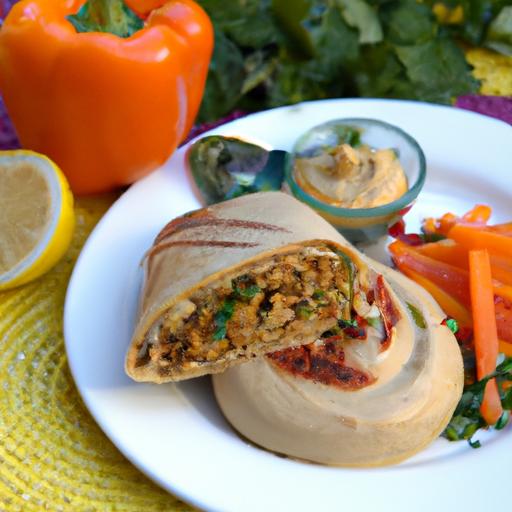 Power-Packed Lentil Hummus Wrap: A Nutritious Delight