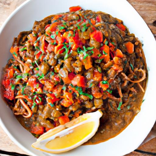 Hearty Veggie-Packed Lentil Bolognese: A flavorful Twist
