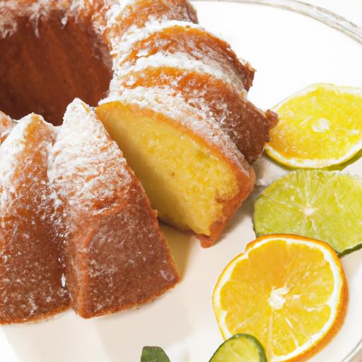 Zesty Olive Oil Cake with a Bright Citrus Glaze Delight