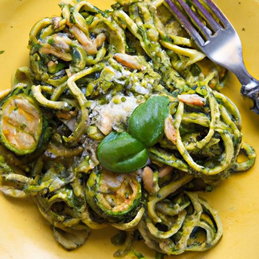 Zoodle Pesto ⁣Bowl: ‍A Fresh Twist‍ on Healthy⁢ Eating