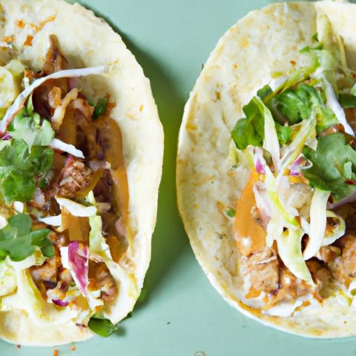 Savor Korean BBQ Jackfruit Tacos with Tangy Kimchi Slaw