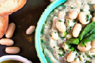 Wholesome Garlic Herb White Bean Dip: A Flavorful Delight