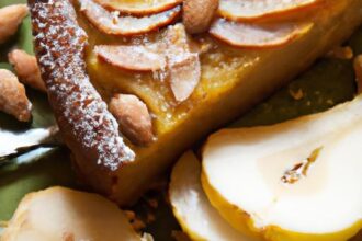Warm Flavors Unite: The Art of Spiced Pear Almond Cake