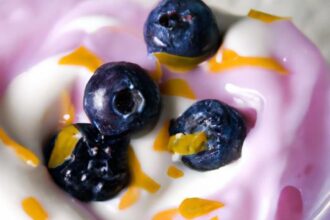Zesty Lemon Blueberry Mousse: A Refreshing Delight Recipe