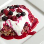 Berry Coconut Crisp with Crunchy Almond Flour Topping Delight