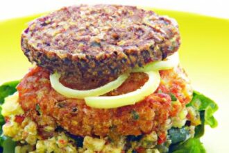 Wholesome Quinoa & Sweet Potato Burger: A Nutritious Delight