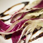 Saffron Risotto Elegance with Pickled Fennel & Almond Crunch