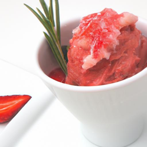 Sweet and Simple: The Ultimate Sugar-Free Strawberry Sorbet