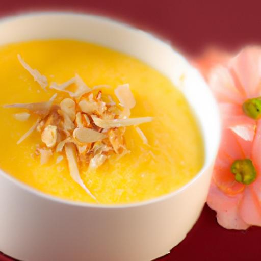 Saffron-Scented Custard: A Rosewater-Infused Delight