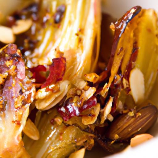 Smoky Charred Leeks with Romesco and Toasted Almonds