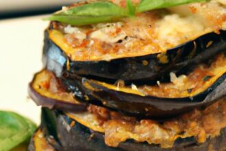 Savor Flavor: Grilled Eggplant Parmesan Stacks Made Simple