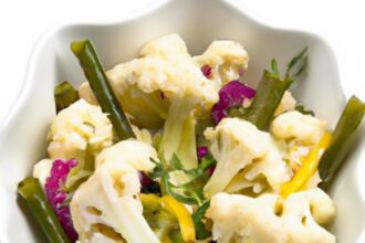 Zesty Giardiniera Relish: A Tangy Twist with Cauliflower