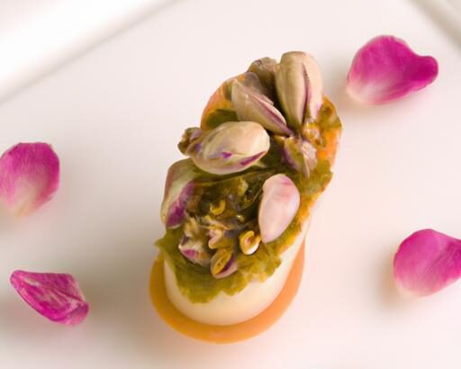 Delicate Pistachio Financiers Paired with Rosewater Gelée