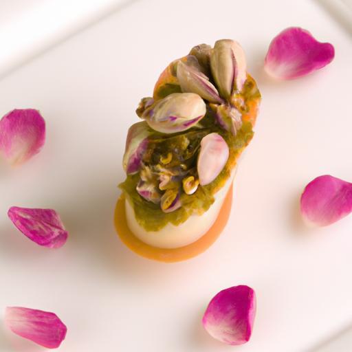 Delicate Pistachio Financiers Paired with Rosewater Gelée