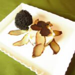 Indulgent Elegance: Triple-Crème Brie with Truffle Shavings