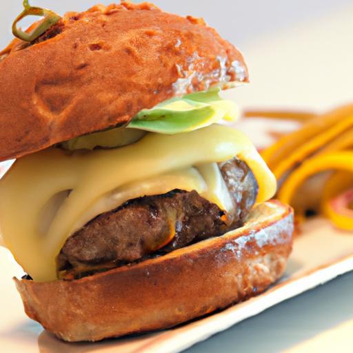 Savory Delight: Smoked Gouda & Caramelized Onion Burger