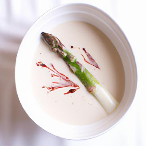 Elevate Your Palate: White Asparagus Soup with Truffle Shavings