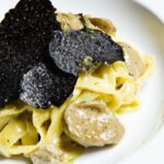 Indulgent Black Truffle Tagliatelle in Silky Porcini Cream