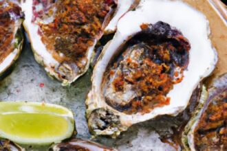 Savor Cajun Grilled Oysters Topped with Garlic Breadcrumbs