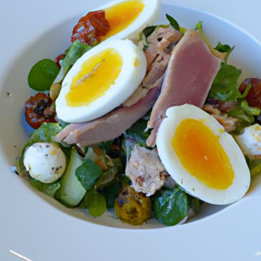 Niçoise ⁤Salad deluxe: Seared Tuna & quail Eggs Twist
