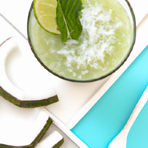 Moringa Coconut Lime Refresher: A Zesty​ Boost to ‍Wellness