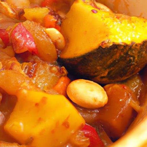 Cozy up with Savory Acorn Squash & Apple Cider Stew