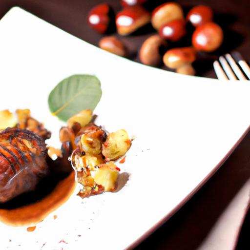 Savor the Flavors: Chestnut Roast with Red Wine Jus Delight
