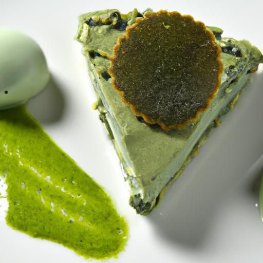 Elevate Dessert: Matcha Semifreddo Meets Black Sesame Tuile