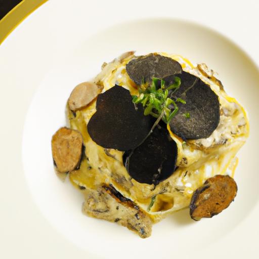 Indulgent Black Truffle Tagliatelle in Silky Porcini Cream