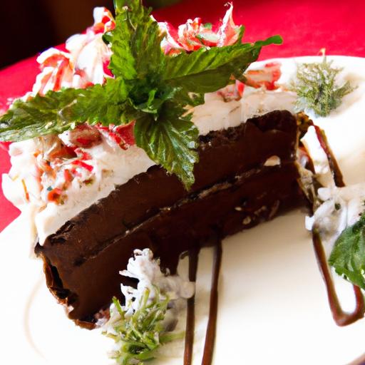 decadent Chocolate Peppermint Layer Cake: Festive Delight