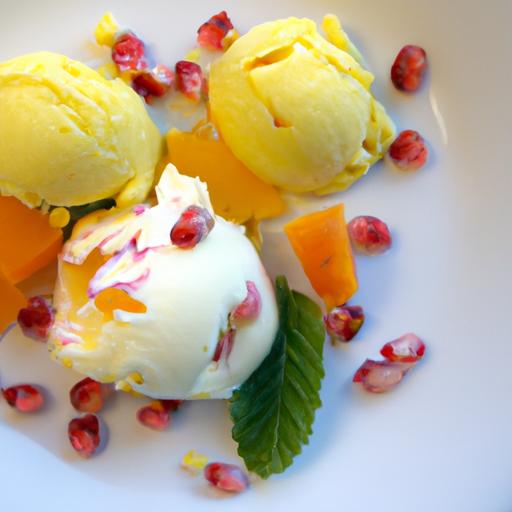 Pistachio Gelato Meets Rosewater Apricots: A Flavor Fusion
