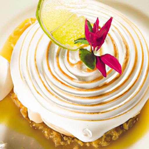 Deconstructed Key Lime Pie: Zesty layers & Meringue Clouds