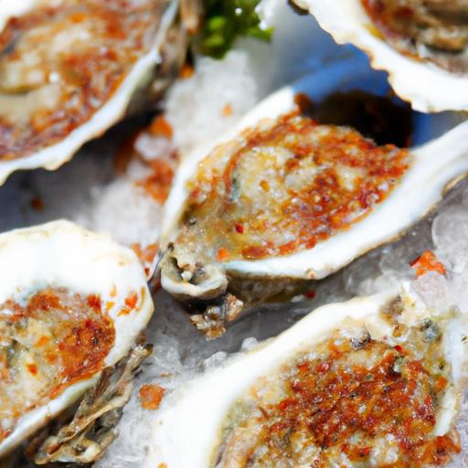 Savor Cajun Grilled Oysters Topped with Garlic Breadcrumbs