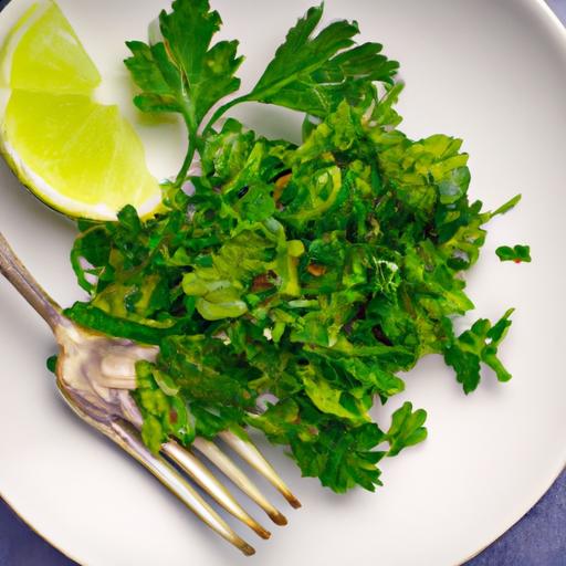 Parsley ​Lemon Green ​Glow: Nature's Radiant Wellness ⁤Boost