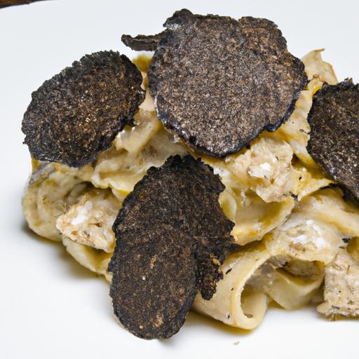 Savor Black Truffle Tagliatelle in Silky Porcini Cream