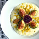 Saffron Rice Pudding Meets Cardamom Poached Figs Delight