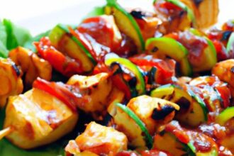 Zesty Sriracha Lime Chicken Skewers: A Flavor Fiesta